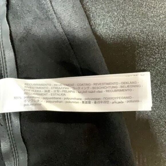 ZARA Black High Rise Back Zip Faux Leather Pleated Flared Mini Skirt Small - Picture 7 of 7